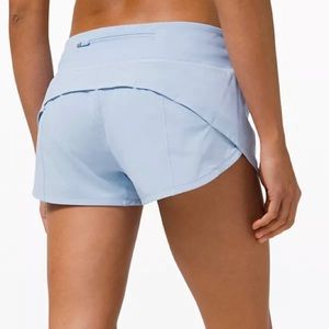 LULULEMON SPEED UP SHORTS - 2.5”- size 4